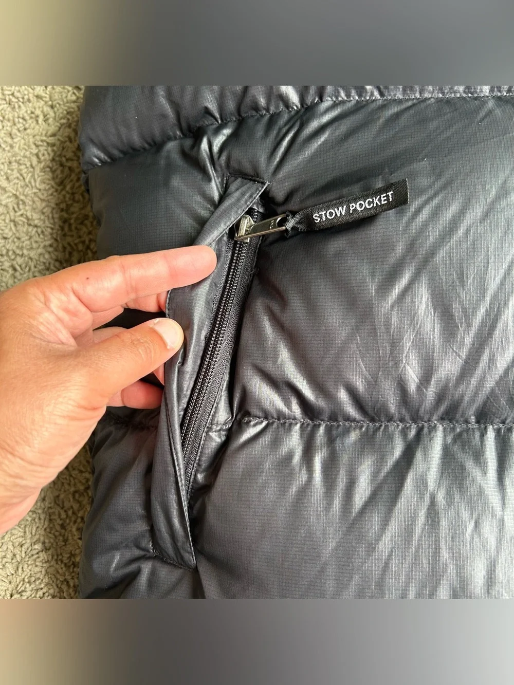 The North Face 1996 Nuptse Retro 700 Down Puffer Hooded Vest Mens XL Black Y2K